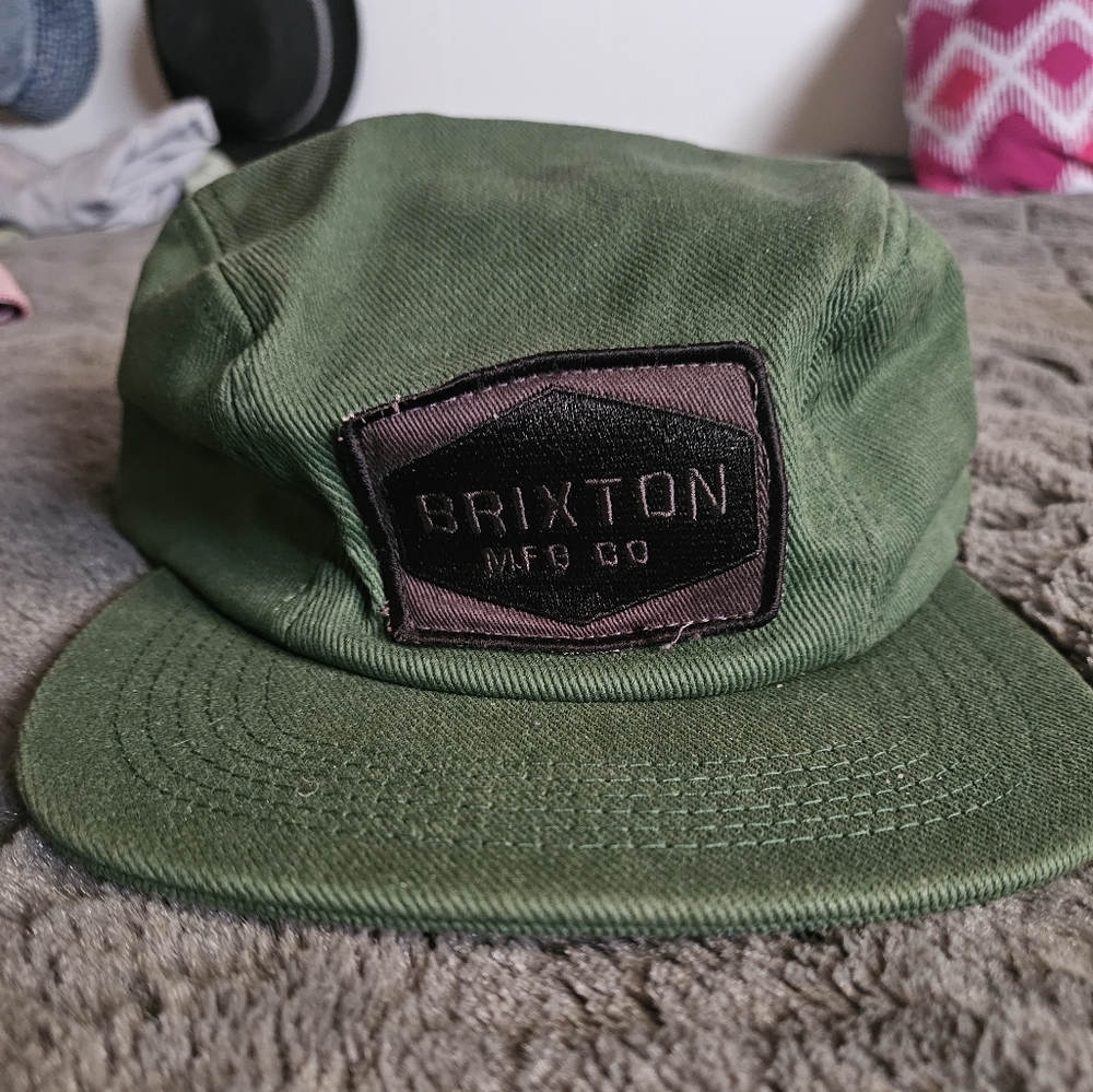 Green brixton hat